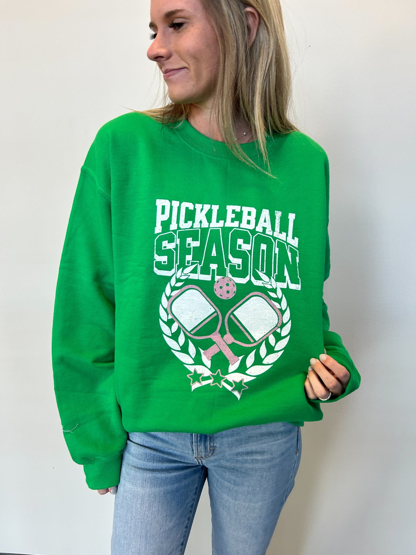 Pickleball Season Crewneck - Green