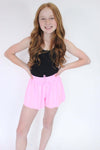 Black Ribbed Racerback Tank Top