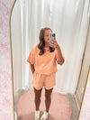Cozy Two Piece Loungewear Stripped Set - Pink and Yellow