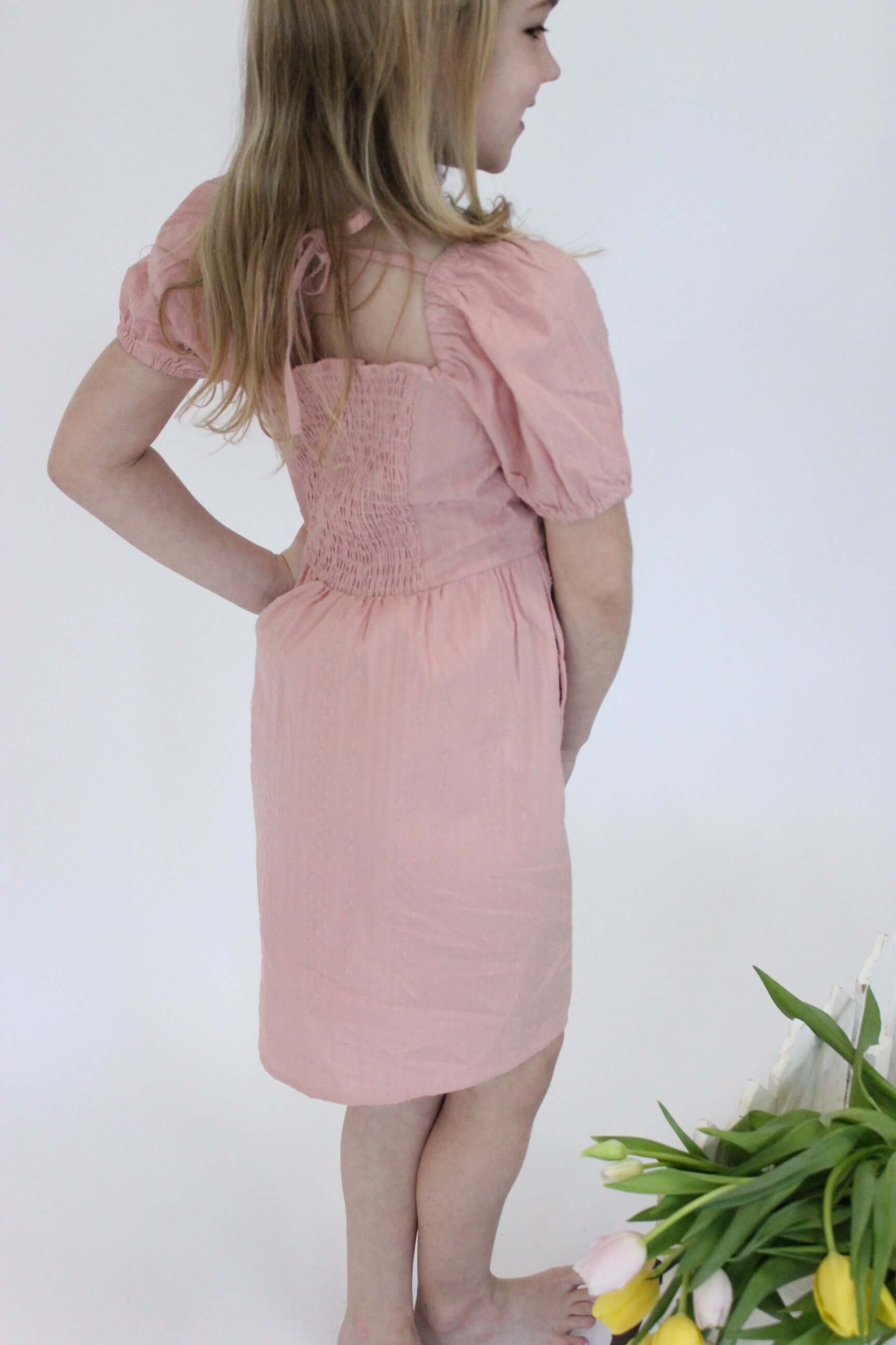 Savannah Flared Mini Dress back