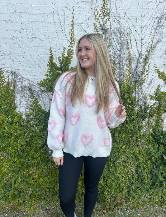 Our Loving Heart Sweater