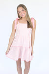 Sweet Magnolia Striped Mini Dress front