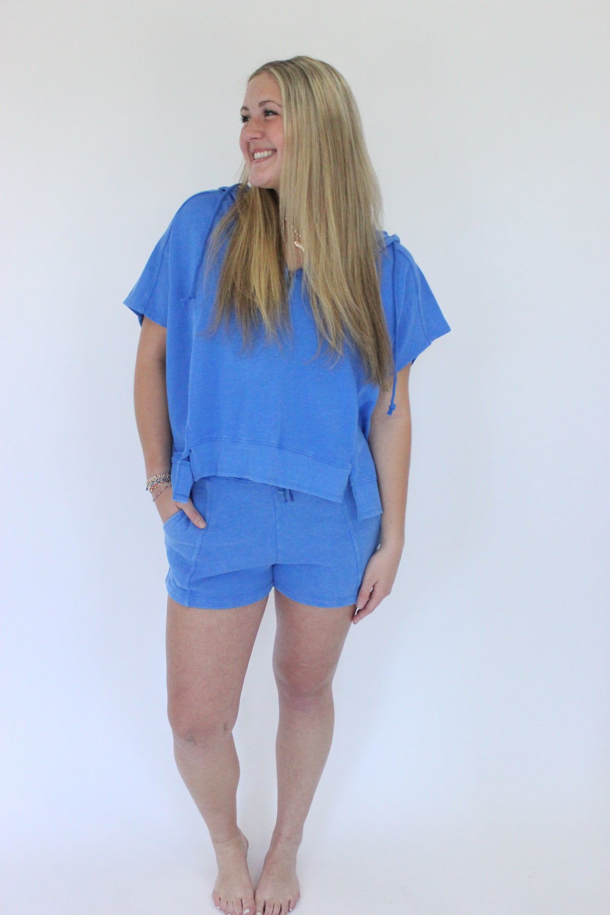 Laguna Set - Royal Blue looking side 