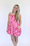 Sunkissed Sass Mini Dress hand in pocket