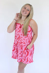 Sunkissed Sass Mini Dress hand in hair