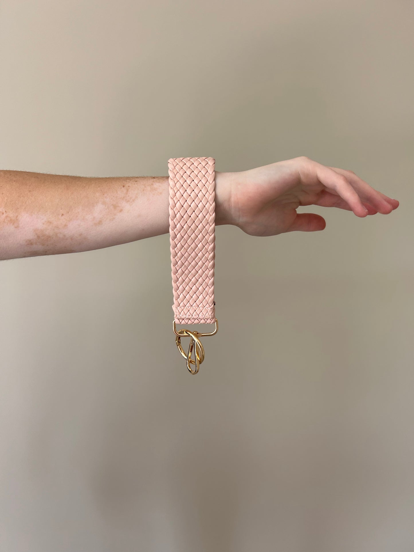 Wristlet Key Ring - Dusty Rose