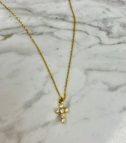 Gold and Cross CZ