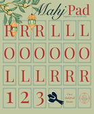 Merry Magpie Mahjong practice mat with lantern and bird artwork for solo play.