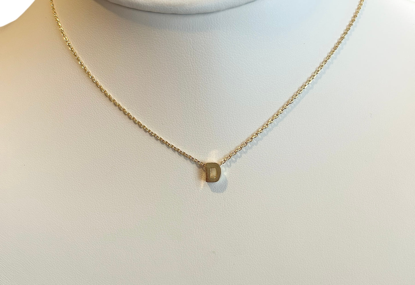 Initial Necklace - Gold