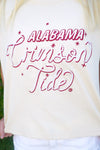 Alabama Crimson Tide Game Day Cropped Tee - Anderson Ave boutique