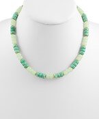 Beaded Necklace - Green - Anderson Ave boutique