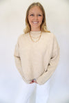 Beige Back - Tie Sweater - Anderson Ave boutique