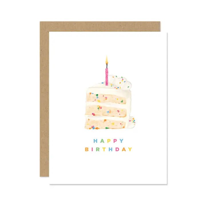 Birthday Cake Greeting Card - Anderson Ave boutique
