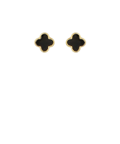 Black Clover Stud Earrings - Anderson Ave boutique