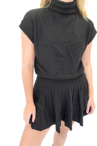 Black Knit Sweater Skirt Set - Anderson Ave boutique