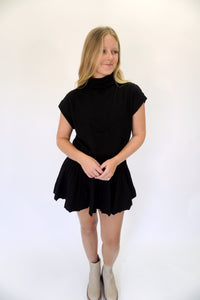 Black Knit Sweater Skirt Set - Anderson Ave boutique
