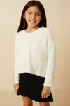 Blair Soft Fuzzy Knit Sweater - Cream - Anderson Ave boutique