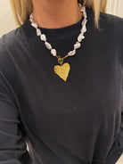 Blaze heart Necklace - Anderson Ave boutique