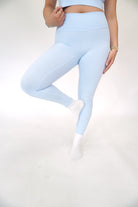 Blue Aligned Performance High - Rise Leggings | Seamless Front & Weightless Soft - Anderson Ave boutique
