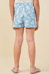 Blue Belle Pleated Floral Shorts - Anderson Ave boutique