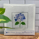 Blue Hydrangea Needlepoint Kit - Anderson Ave boutique