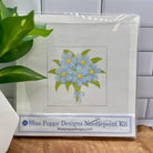 Bouquet of Blue Flowers Needlepoint Kit - Anderson Ave boutique