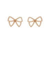 Bow Shaped Pearl Earrings - Anderson Ave boutique