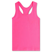 Bright Pink Ribbed Racerback Tank Top - Anderson Ave boutique