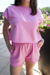 Bubblegum Getaway Lounge Set - Anderson Ave boutique