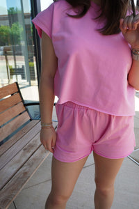 Bubblegum Getaway Lounge Set - Anderson Ave boutique