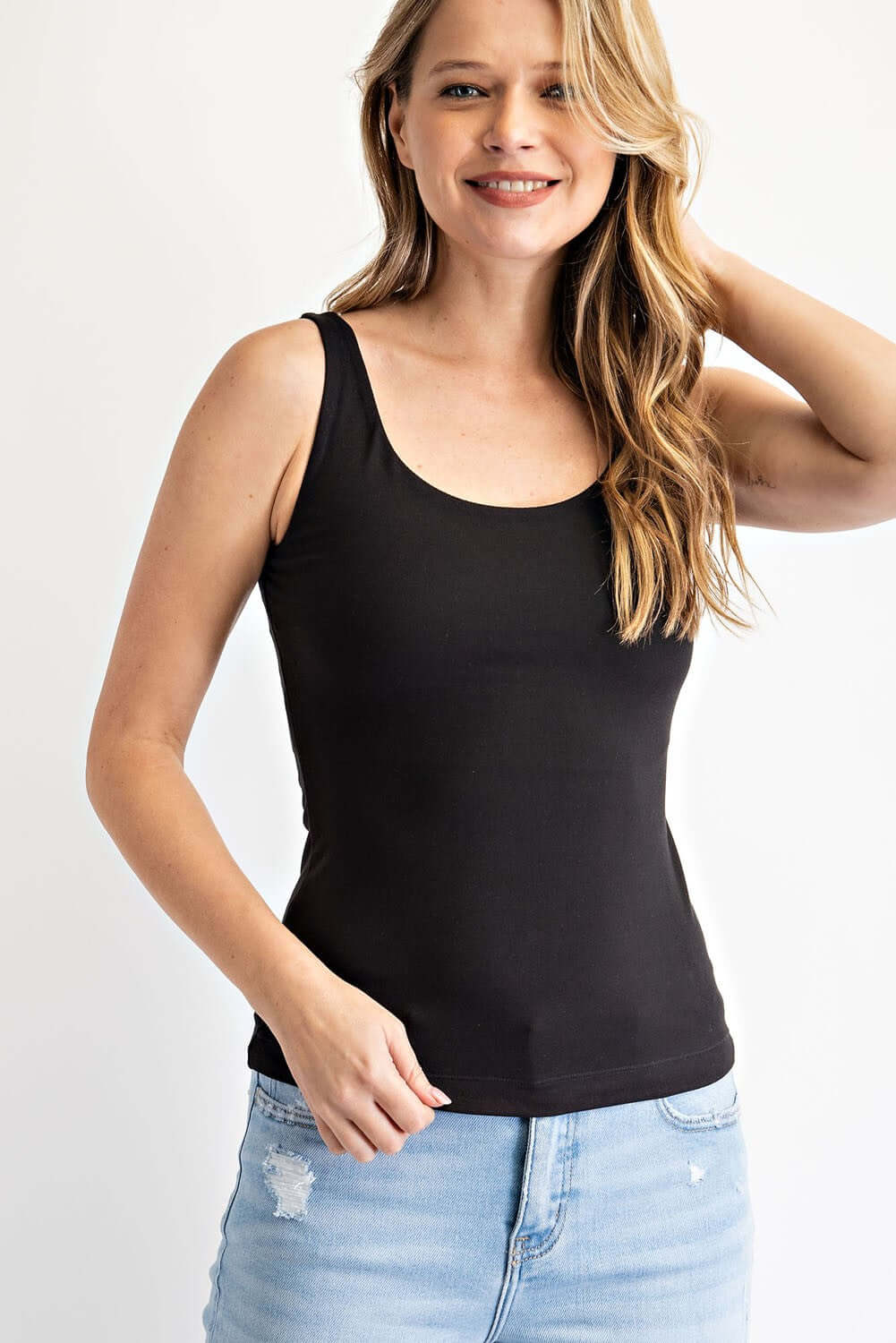 Butter Soft Tank Top - Black - Anderson Ave boutique