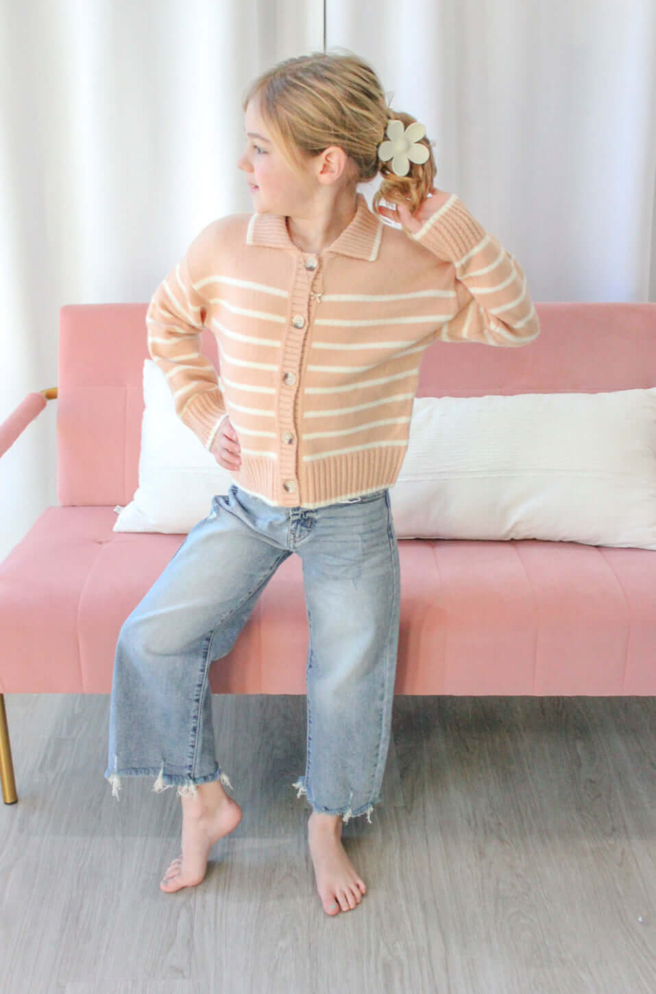 Button Up Collard Cardigan - Anderson Ave boutique