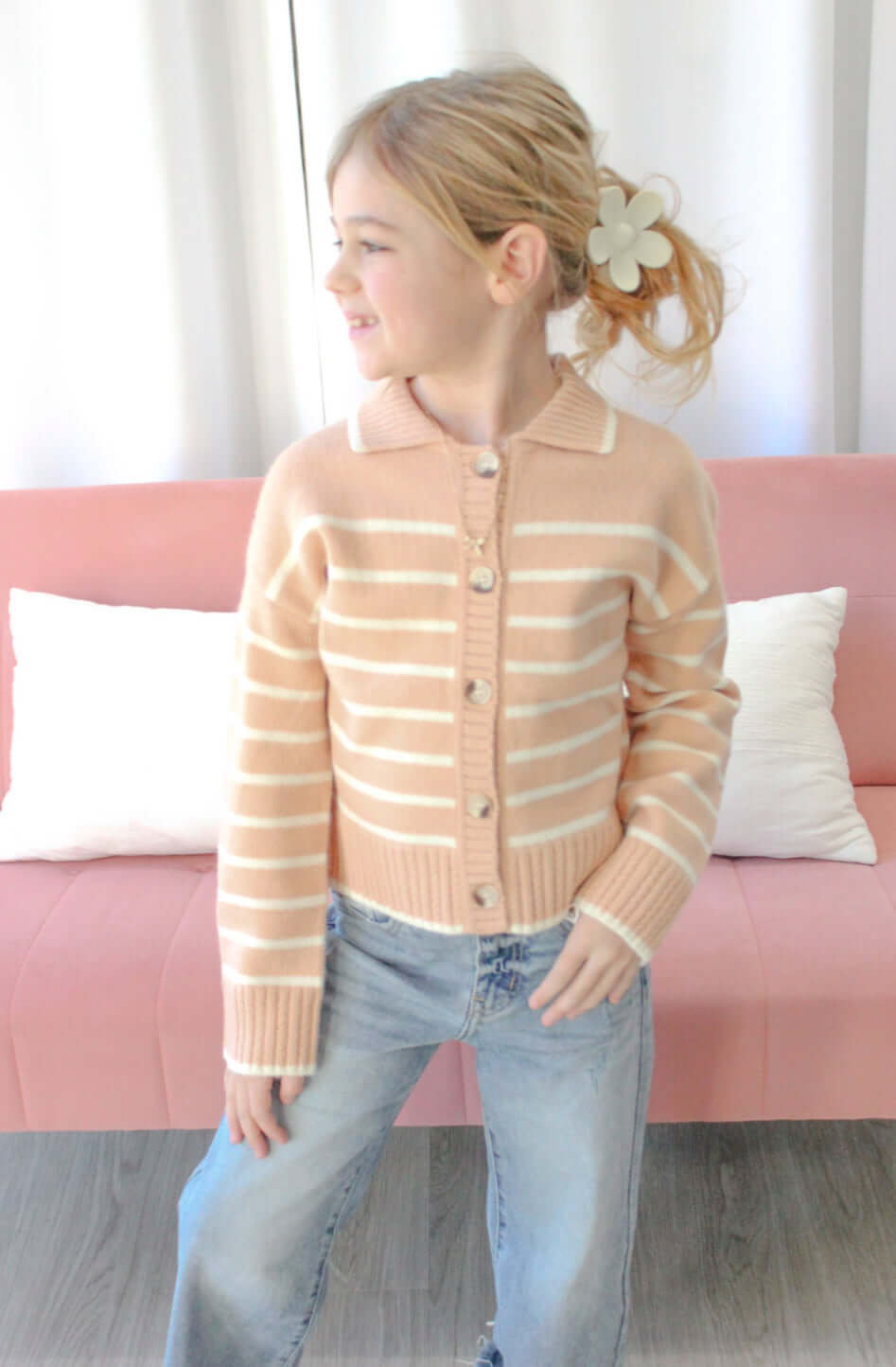 Button Up Collard Cardigan - Anderson Ave boutique