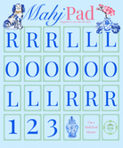 Chinoiserie MahjPad Single Player Practice Mahjong Mat - Anderson Ave boutique