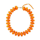 Chunky Beaded Necklace- Orange - Anderson Ave boutique