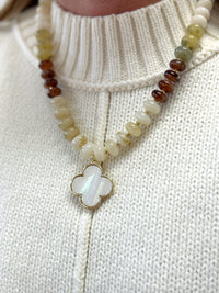 Claire Layered Gold Pendant Necklace - Anderson Ave boutique