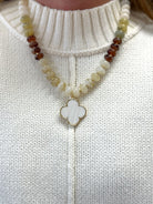 Claire Layered Gold Pendant Necklace - Anderson Ave boutique
