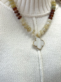 Claire Layered Gold Pendant Necklace - Anderson Ave boutique