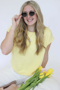 Clauda Retro Oval Sunglasses - Anderson Ave boutique