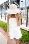 Coastal Breeze Romper - White - Anderson Ave boutique