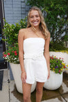 Coastal Breeze Romper - White - Anderson Ave boutique