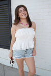 Coastal Breeze Strapless Top - Anderson Ave boutique