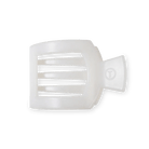Coconut White Small Flat Square Hair Clip - Anderson Ave boutique