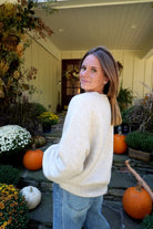 Cozy Mallard Graphic Sweater – Oatmeal - Anderson Ave boutique