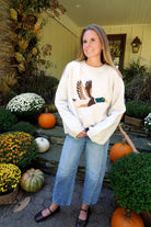 Cozy Mallard Graphic Sweater – Oatmeal - Anderson Ave boutique
