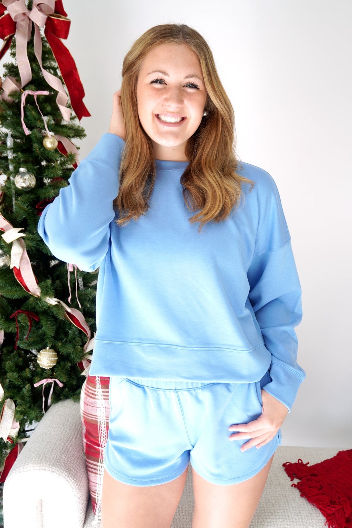 Cozy Scuba Lounge Set – Blue - Anderson Ave boutique