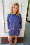 Cozy Scuba Lounge Set - Blue Indigo - Anderson Ave boutique