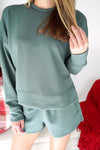 Cozy Scuba Lounge Set – Olive green - Anderson Ave boutique