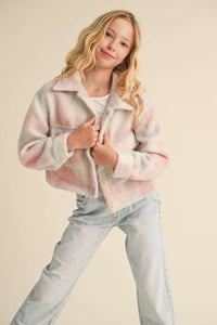 Cropped Cotton Candy Jacket - Anderson Ave boutique