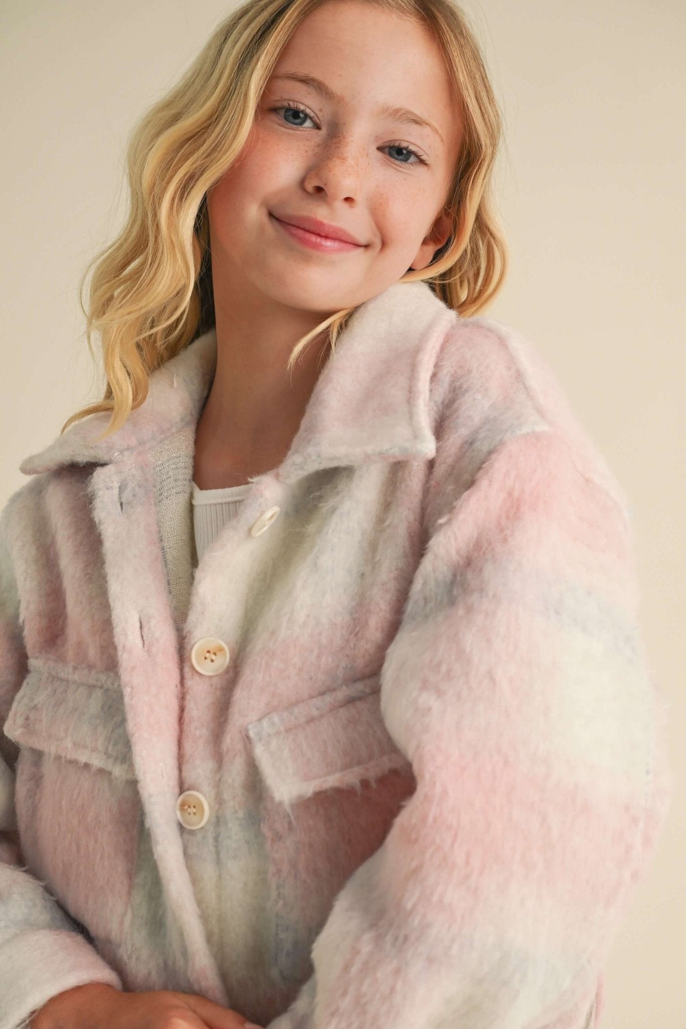 Cropped Cotton Candy Jacket - Anderson Ave boutique